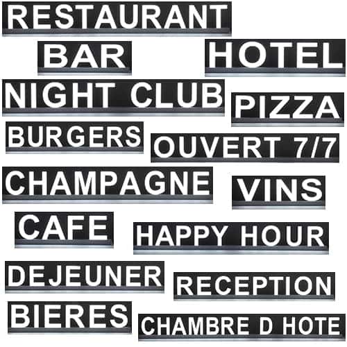 Letras Con Luces Restaurante Bar Hotel